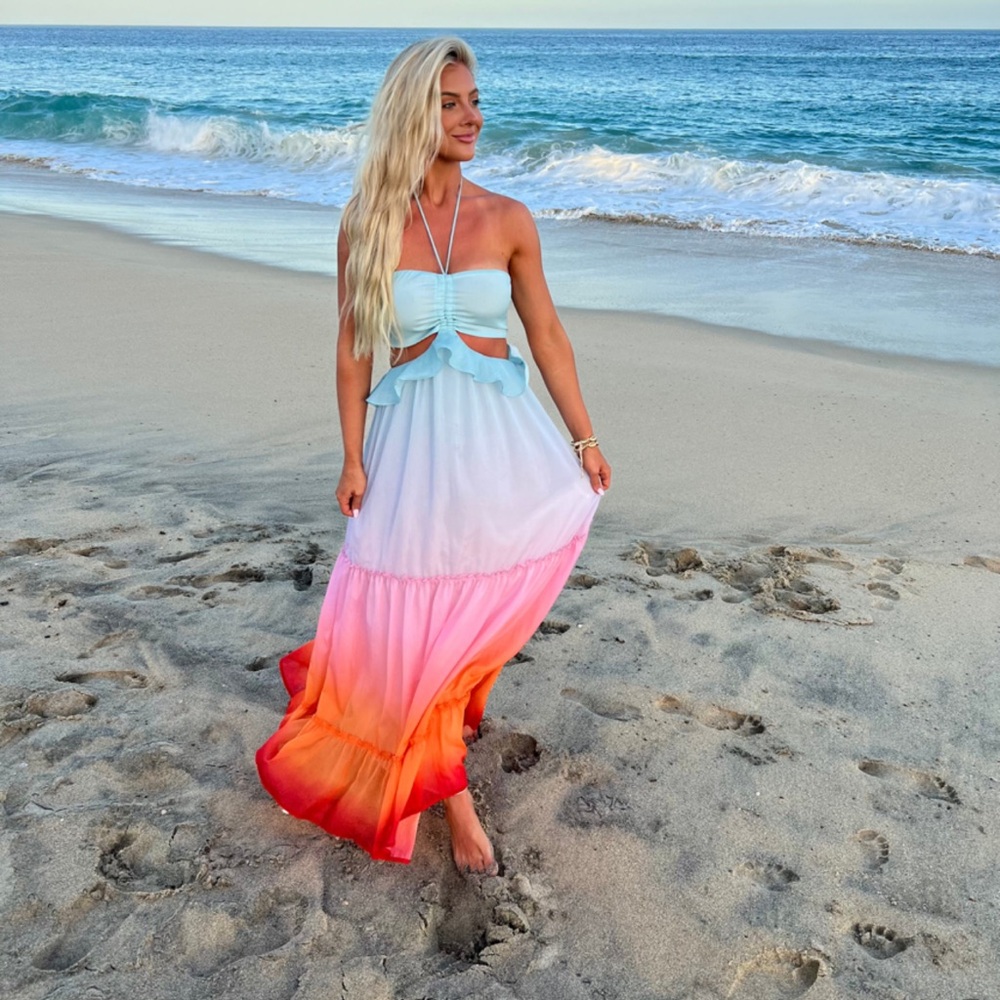 these three sunset maxi